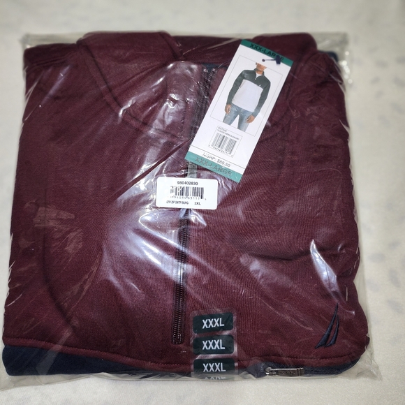 Nautica Men's Knit Active Quarter Zip Sweater - Picture 8 of 8